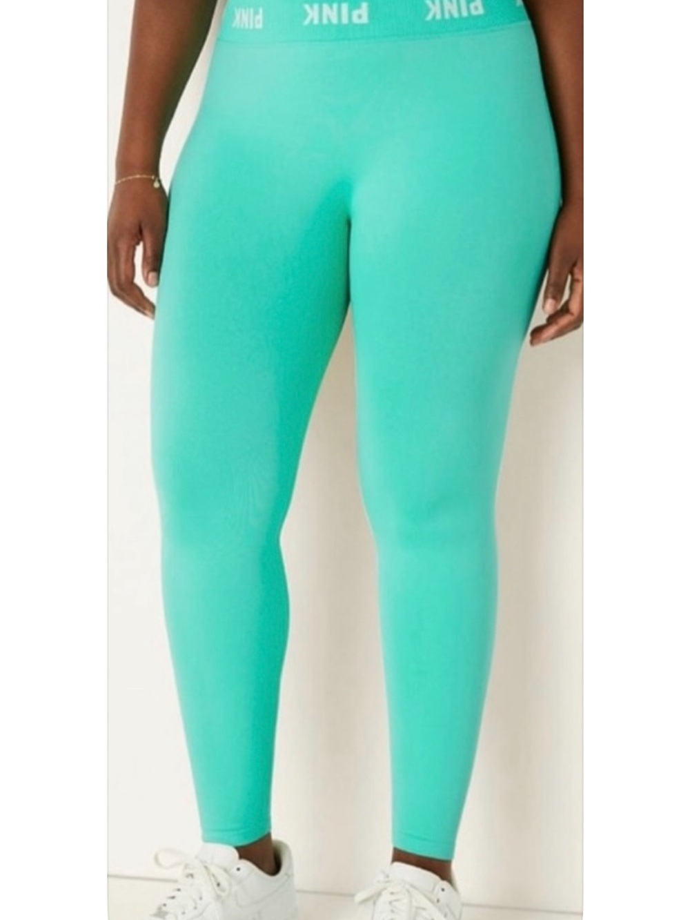 PINK Active V/S Teal Ice Workout Leggings with Branded Waistband